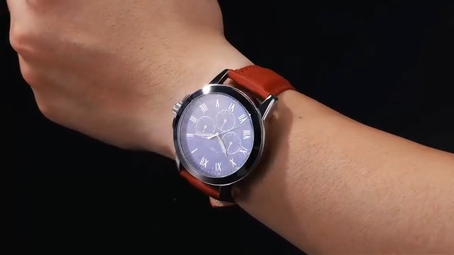 Mens Watches Leather Watch Analog Quartz Watch for Men