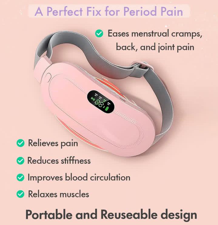 Electric Period Pain Relief Belt – Heating Pad for Cramps