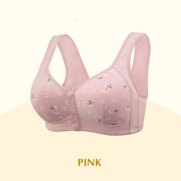 2026 New Anti Sagging Front Open Cooling Cotton Bra